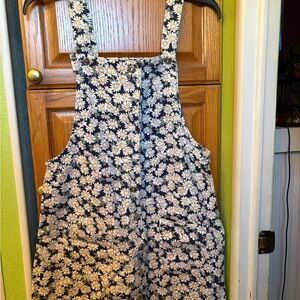 A. Byer Black and White Floral Dress